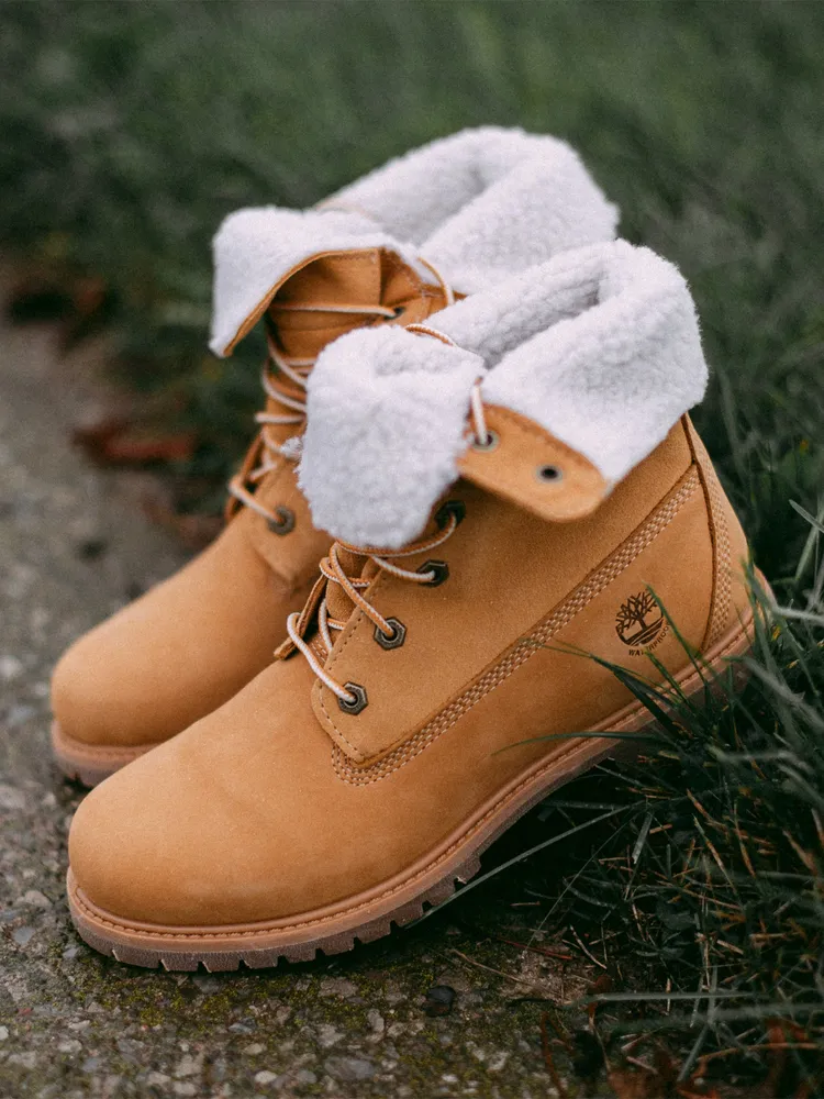 WOMENS TIMBERLAND AUTHENTIC TEDDY FOLD WATERPROOF BOOTS