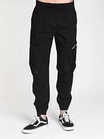 MENS RIPSTOP CARGO JOGGER - BLACK CLEARANCE