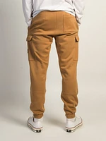 TIMBERLAND WOVEN BADGE CARGO SWEATPANTS