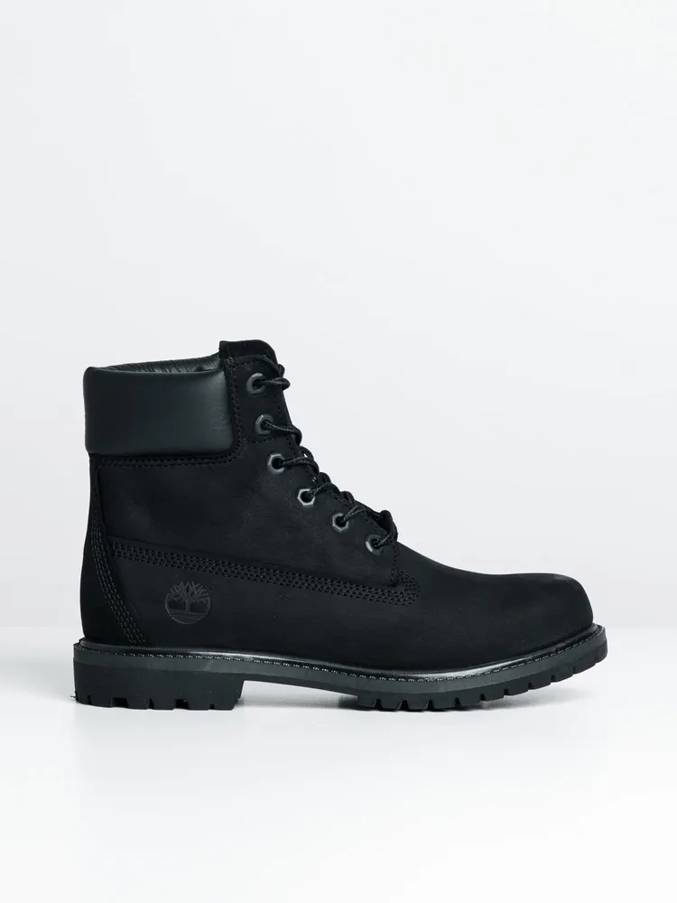 BOTTES ICON 6" PREMIUM NOIR NUBUCK POUR FEMMES