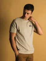 TIMBERLAND HEAVYWEIGHT WOVEN BADGE T-SHIRT