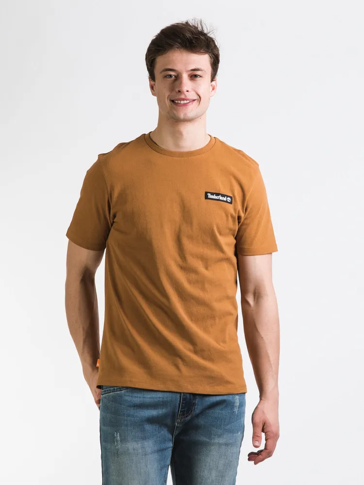 TIMBERLAND WOVEN BADGE T-SHIRT - CLEARANCE