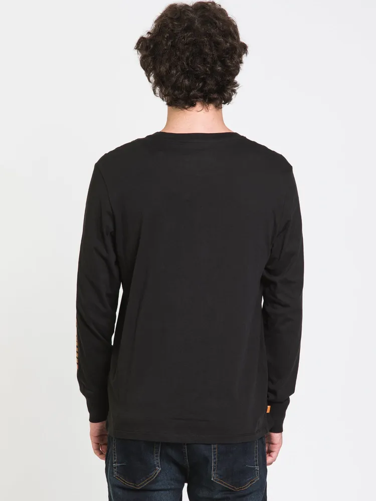 TIMBERLAND STACK LOGO LONG SLEEVE TEE