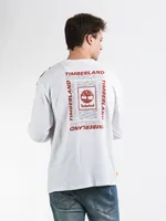 TIMBERLAND OUTDOOR ARCHIVE LONG SLEEVE GRAPHIC T-SHIRT - CLEARANCE