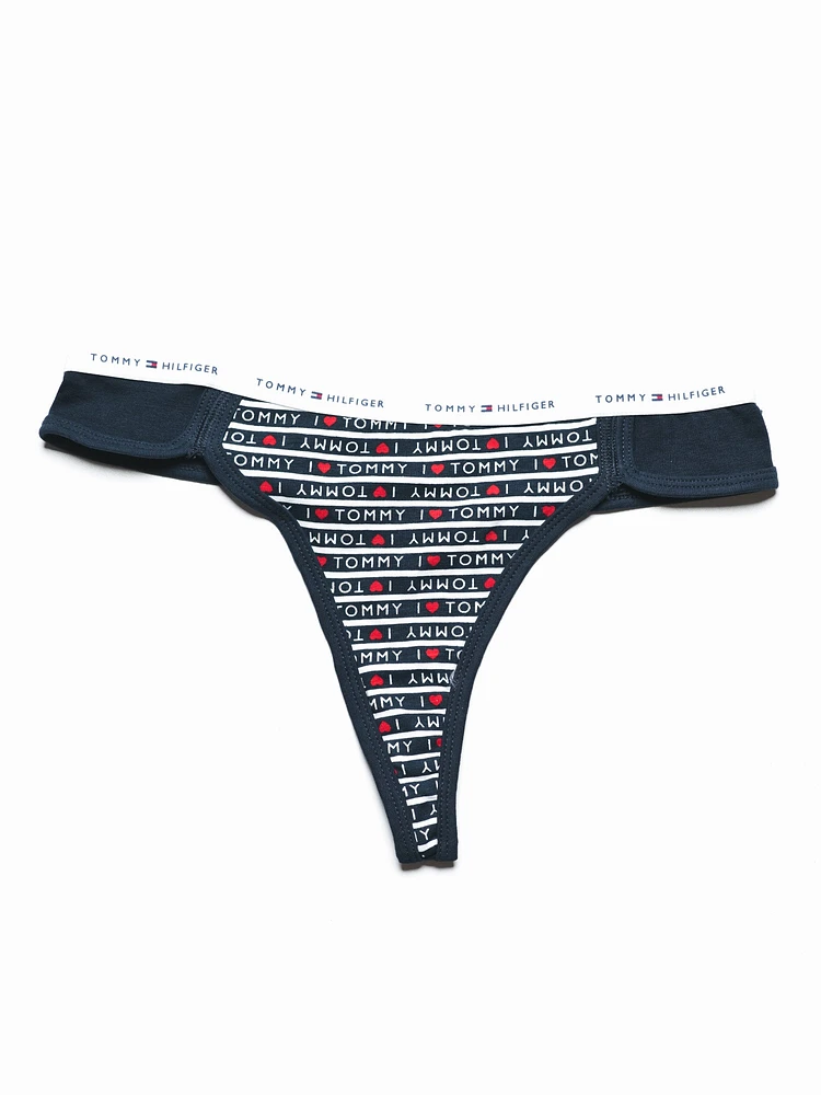 WOMENS COTTON LOUNGE DOLPHIN THONG - CLEARANCE