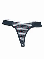 WOMENS COTTON LOUNGE DOLPHIN THONG - CLEARANCE