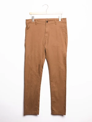 MENS SLIM CHINO - FLAX CLEARANCE