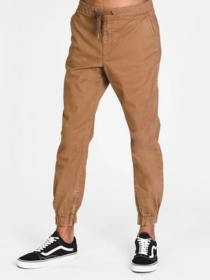 MENS CROCKETT RUGBY JOGGER - FLAX CLEARANCE