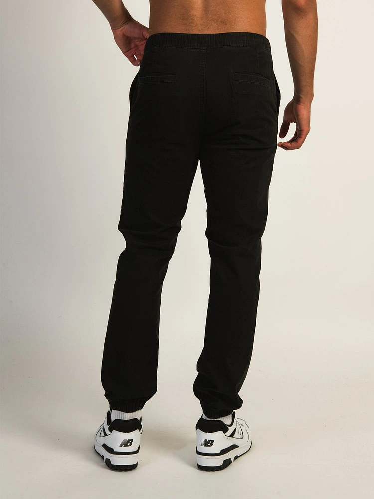 JOGGER ÉTROIT TAINTED - NOIR