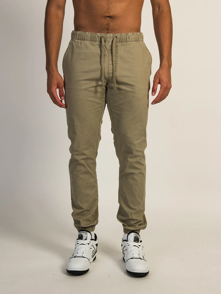 JOGGER ÉTROIT TAINTED - KHAKI