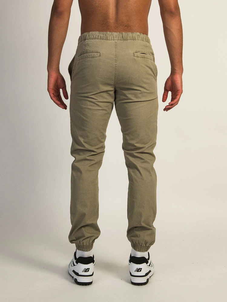 JOGGER ÉTROIT TAINTED - KHAKI