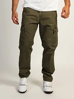 PANTALON UTILITAIRE CARGO TAINTED 90's - OLIVE