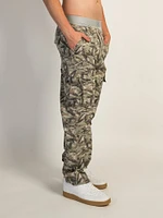 CARGO DÉCONTRACTÉ LÉGER TAINTED - CAMOUFLAGE