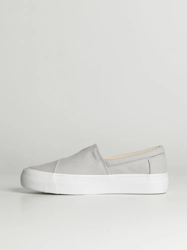 WOMENS TOMS ALPARGATA FENIX PLATFORM CANVAS