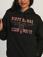 TROLL CO. DHCM LH PULLOVER HOODIE - NOIR