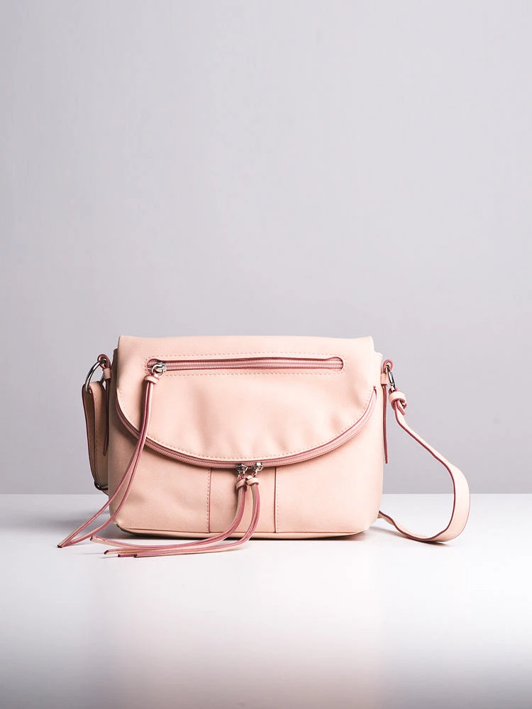 QUINN ZIP XBODY - BLUSH- CLEARANCE