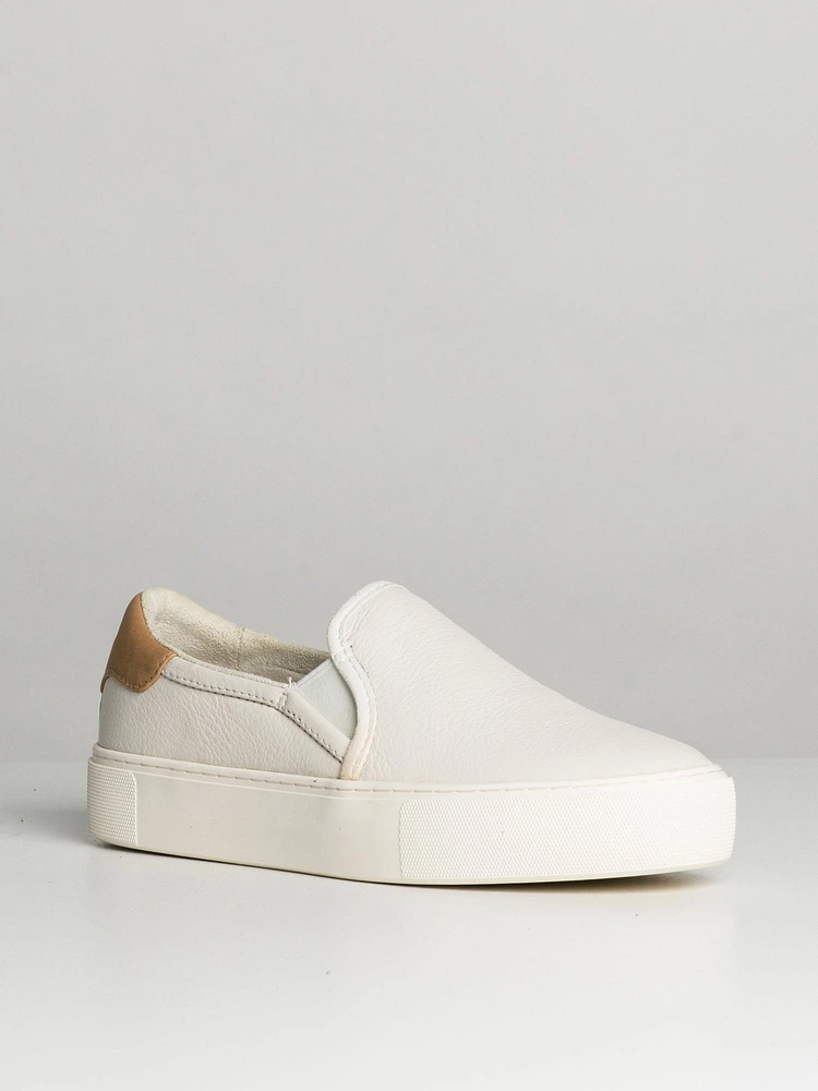 WOMENS UGG CAHLVAN COCONUT MILK LEATHER SNEAKER - CLEARANCE