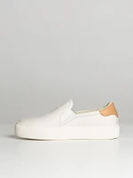 WOMENS UGG CAHLVAN COCONUT MILK LEATHER SNEAKER - CLEARANCE