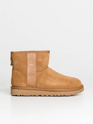 WOMENS UGG CLASSIC MINI SIDE LOGO BOOT - CLEARANCE