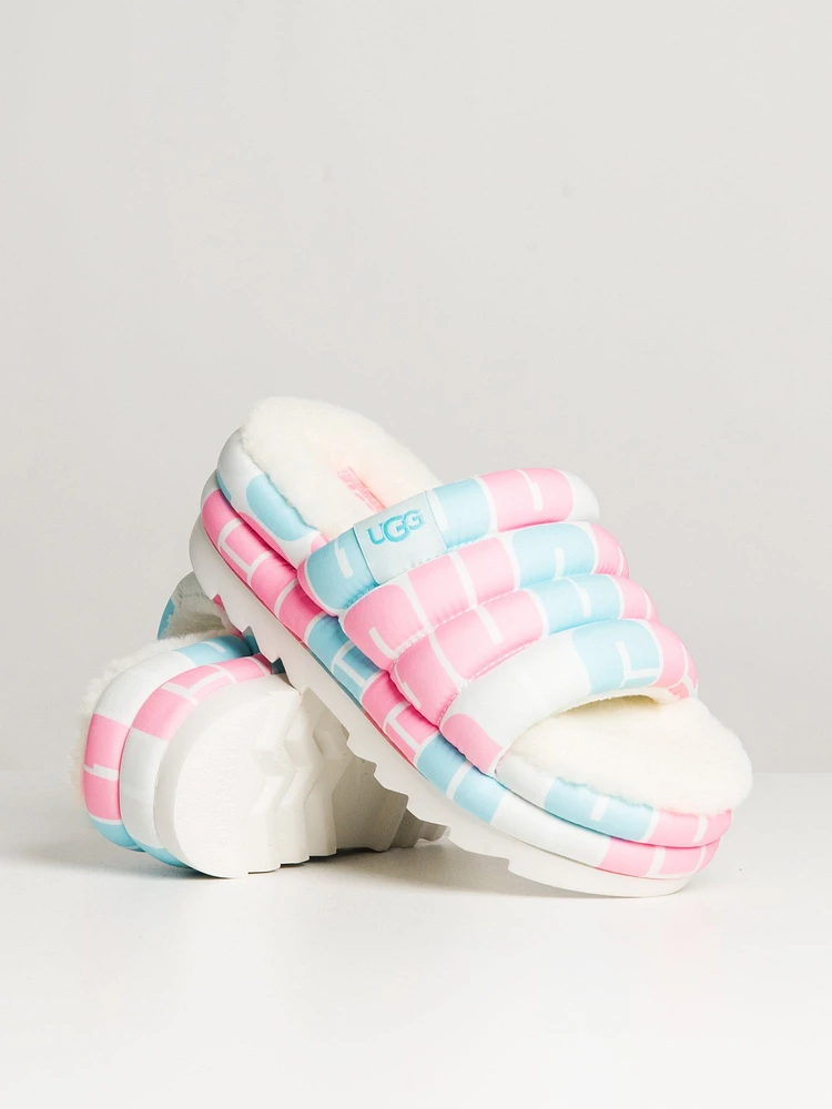 WOMENS UGG PUFT SLIDE PRIDE SANDAL