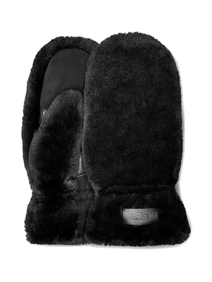 UGG ALL OVER FAUX FUR MITTEN