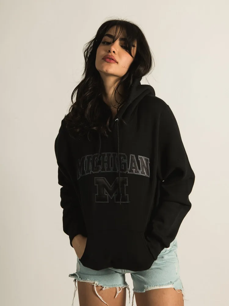 NCAA MICHIGAN TONAL PULLOVER HOODIE