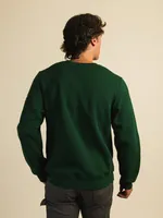 NCAA MICHIGAN STATE SLEEVE EMBROIDERED CREW