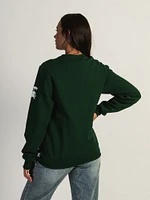 NCAA MICHIGAN STATE SLEEVE EMBROIDERED CREW