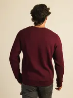 RUSSELL HARVARD SLEEVE EMBROIDERED CREW