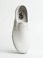 WOMENS VANS CLASSIC SLIP-ON TRUE WHITE CANVAS SHOES