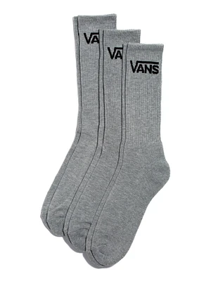 VANS CLASSIC CREW 3 PACK 9.5-13 - HEA SOCKS - CLEARANCE