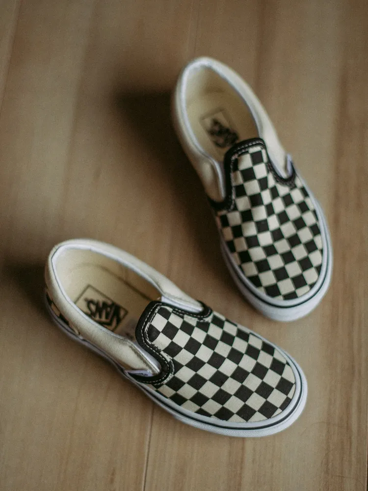 VANS KIDS CLASSIC SLIP-ON CHECKER SNEAKER