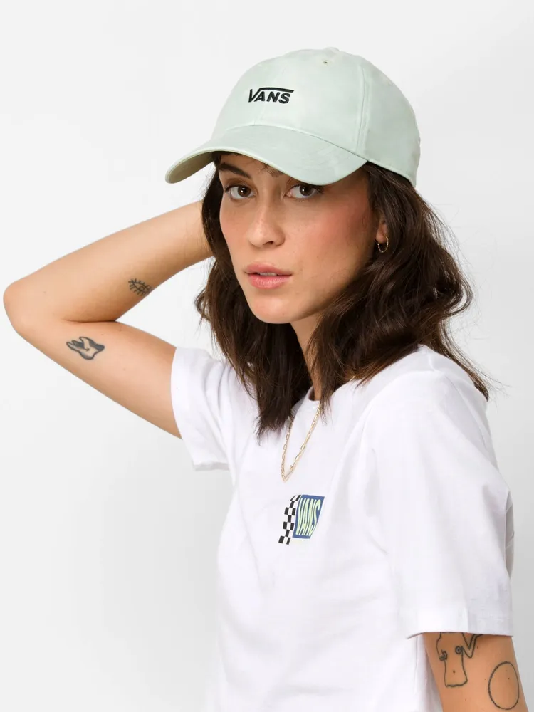 VANS COURT SIDE PRINTED HAT - CELADON GREEN - CLEARANCE