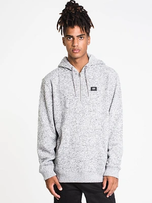 MENS FLURRY 1/2 ZIP PULLOVER HD - GREY CLEARANCE