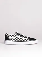 MENS VANS OLD SKOOL PRIMARY CHECKER CANVAS SNEAKER