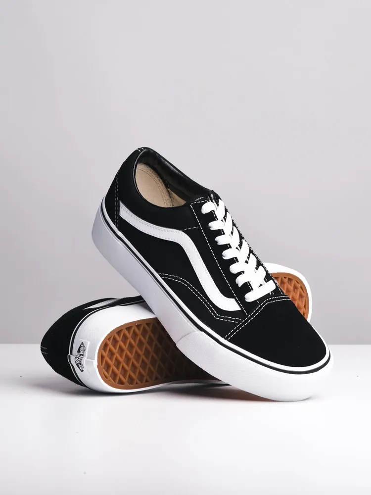 WOMENS VANS OLD SKOOL PLATFORM CANVAS SHOES