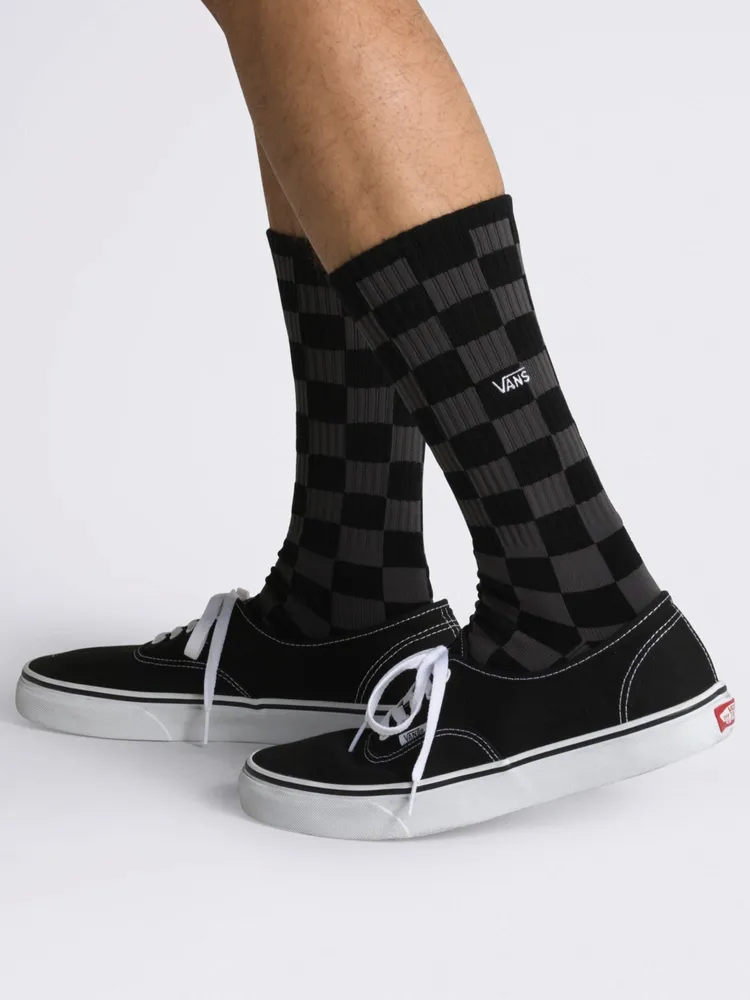 VANS CHECKER II CREW 9.5-13 SOCKS - CLEARANCE