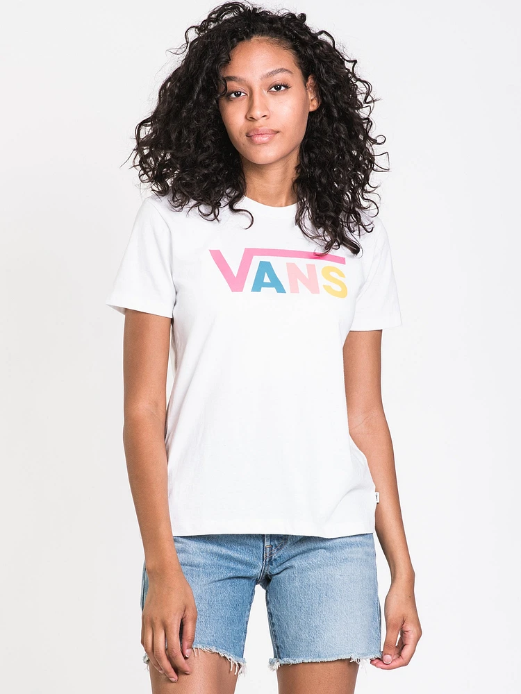 T-SHIRT RAS DU COU À MANCHES COURTES FLYING V POUR FEMMES