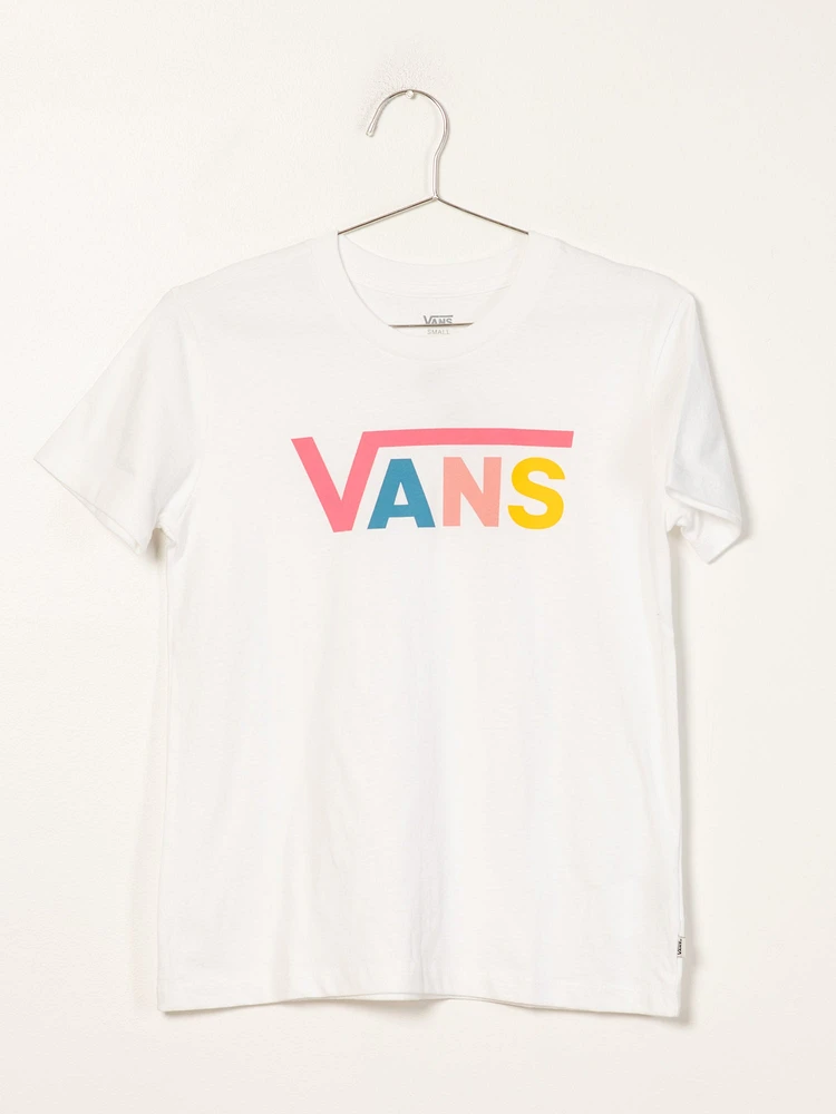 T-SHIRT RAS DU COU À MANCHES COURTES FLYING V POUR FEMMES