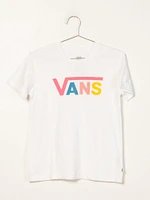 T-SHIRT RAS DU COU À MANCHES COURTES FLYING V POUR FEMMES