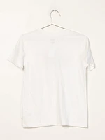 T-SHIRT RAS DU COU À MANCHES COURTES FLYING V POUR FEMMES