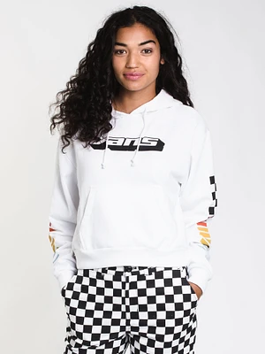 WOMENS HI PERFORMANCE PULLOVER HOODIE- WHT - CLEARANCE