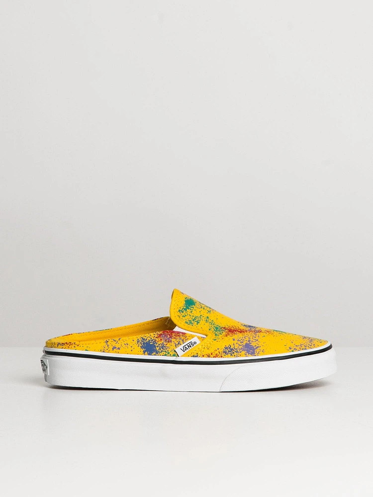 WOMENS VANS CLASSIC SLIP ON MULE OVERSPRAY SNEAKER - CLEARANCE