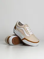 WOMENS VANS OLD SKOOL STACKED CANVAS - CLEARANCE