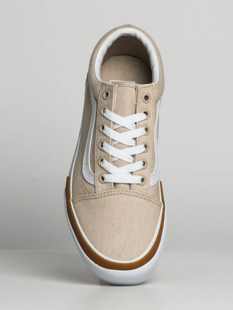 WOMENS VANS OLD SKOOL STACKED CANVAS - CLEARANCE