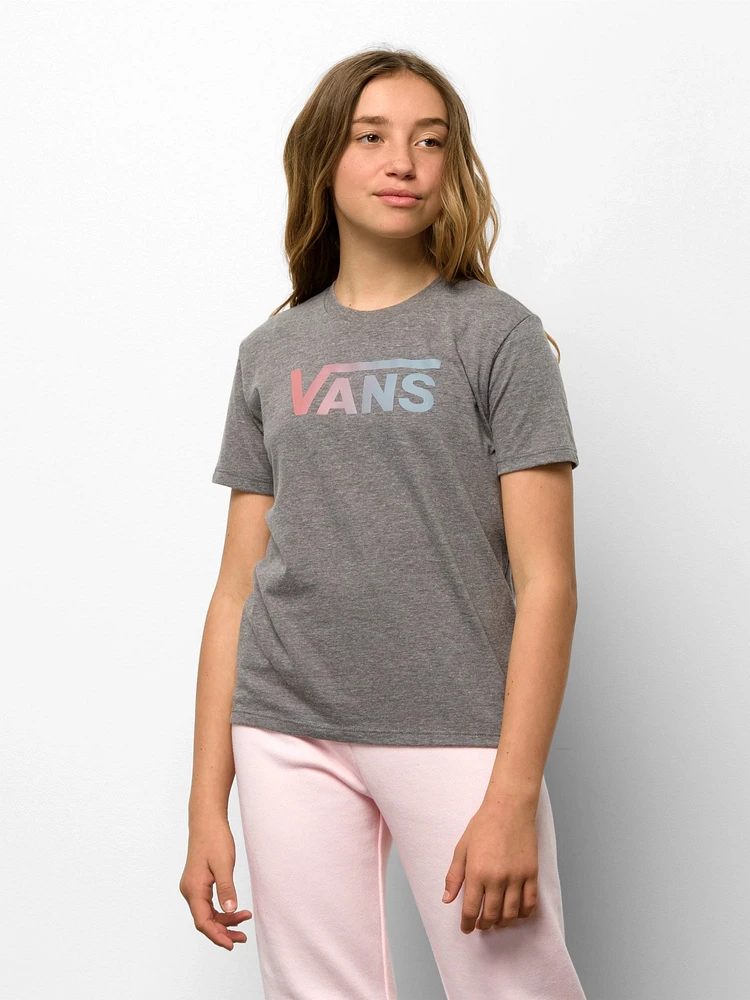 KIDS VANS YOUTH GIRLS FLYING V CREW - CLEARANCE