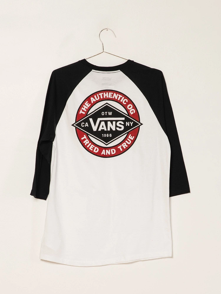 VANS DROP V DIAMOND RAGLAN - CLEARANCE