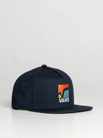 VANS DUNCAN SNAPBACK HAT - DRESS BLUES - CLEARANCE