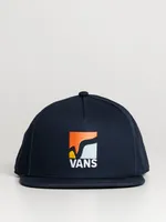 VANS DUNCAN SNAPBACK HAT - DRESS BLUES - CLEARANCE