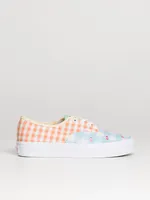 WOMENS VANS AUTHENTIC GINGHAM BLOCK SNEAKER - CLEARANCE
